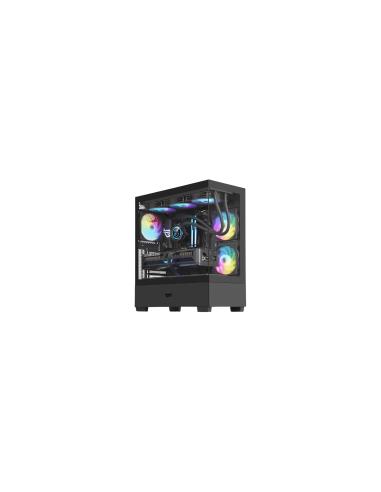 darkFlash Caja PC DS500 RGB Micro-ATX Negra
