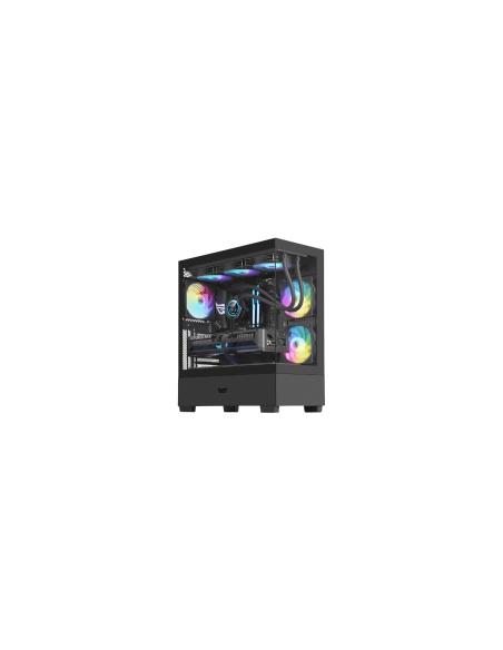 darkFlash Caja PC DS500 RGB Micro-ATX Negra