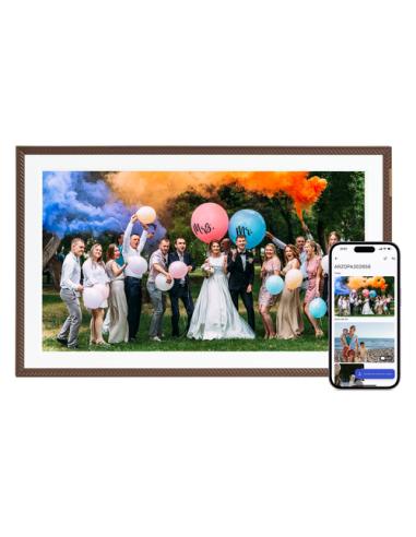 Arzopa D15 marco fotográfico digital Marrón 39,6 cm (15.6") Pantalla táctil