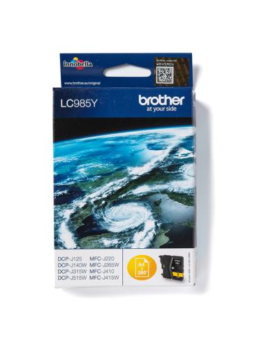 Brother LC985YBP cartucho de tinta 1 pieza(s) Original Amarillo