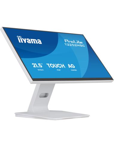 iiyama ProLite T2252MSC-W2AG pantalla para PC 54,6 cm (21.5") 1920 x 1080 Pixeles Full HD LCD Pantalla táctil Blanco