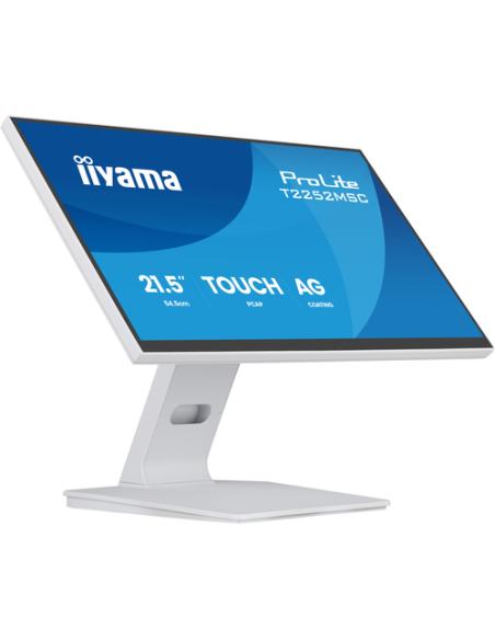 iiyama ProLite T2252MSC-W2AG pantalla para PC 54,6 cm (21.5") 1920 x 1080 Pixeles Full HD LCD Pantalla táctil Blanco