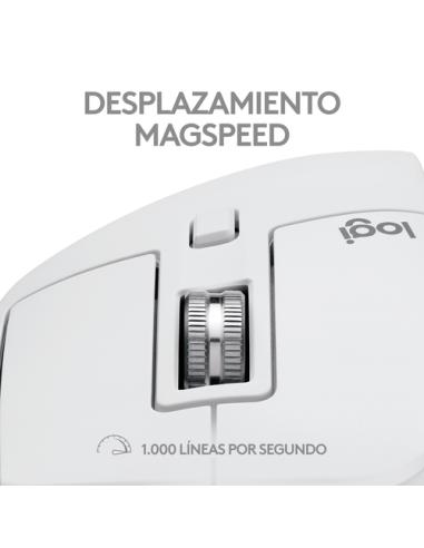 Logitech MX Master 3S for Mac ratón Oficina Mano derecha Bluetooth Laser 8000 DPI