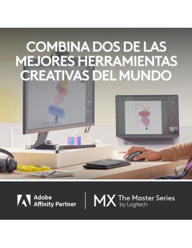 Logitech MX Master 3S for Mac ratón Oficina Mano derecha Bluetooth Laser 8000 DPI