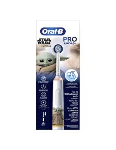 Oral-B PRO 14876674 cepillo eléctrico para dientes Niño Cepillo dental giratorio Multicolor, Blanco 2