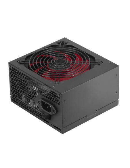 Mars Gaming MPIII650, Fuente Alimentación PC ATX 650W, 5 Años de Garantía, 85% Eficiencia, Sistema Digital APFC, Ventilador FDB 