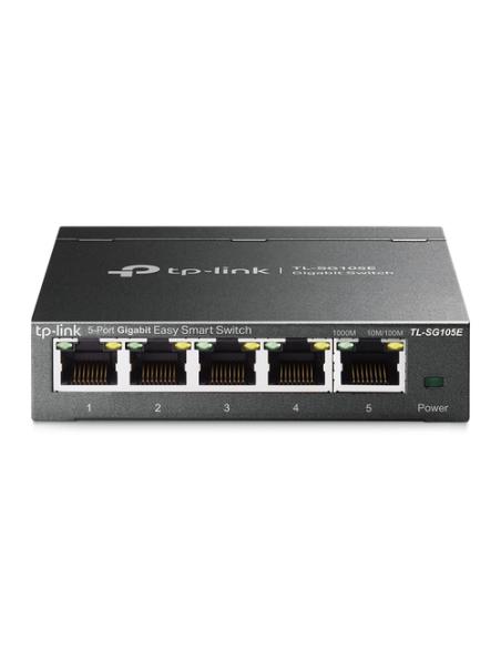 TP-Link TL-SG105E switch Gestionado L2 Gigabit Ethernet (10/100/1000) Negro