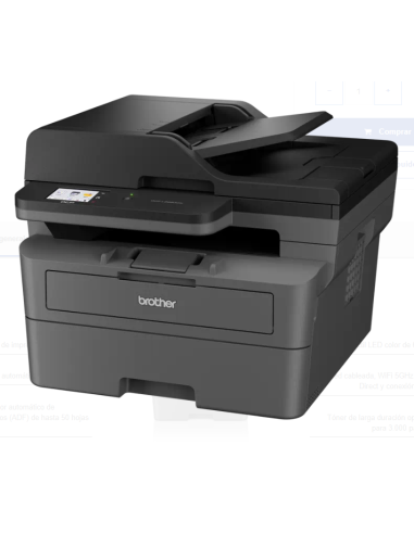 MULTIFUNCION BROTHER DCP-L2660DW LASER MONOCROMO / IMPRESORA COPIADORA ESCANER / ADF / 34PPM / DUPLEX IMPRESION / USB / ETHERNET
