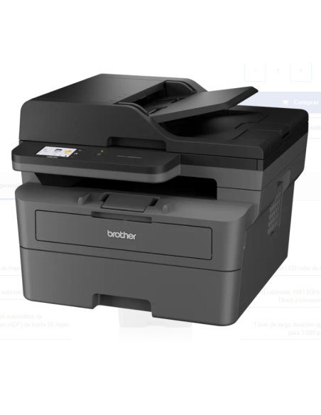 MULTIFUNCION BROTHER DCP-L2660DW LASER MONOCROMO / IMPRESORA COPIADORA ESCANER / ADF / 34PPM / DUPLEX IMPRESION / USB / ETHERNET