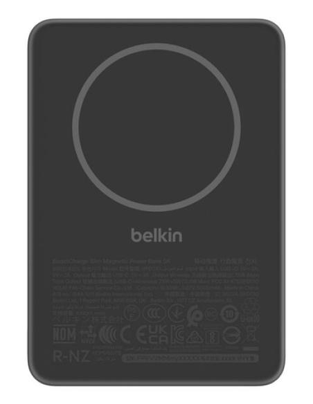 Belkin BPD010hqBK 5000 mAh Cargador inalámbrico Negro