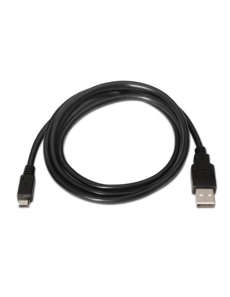 AISENS A101-0027 cable USB USB 2.0 0,8 m USB A Micro-USB B Negro
