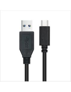 Nanocable Cable USB 3.1 Gen2 10Gbps 3A, tipo USB-C/M-A/M, negro, 0.5 m 2