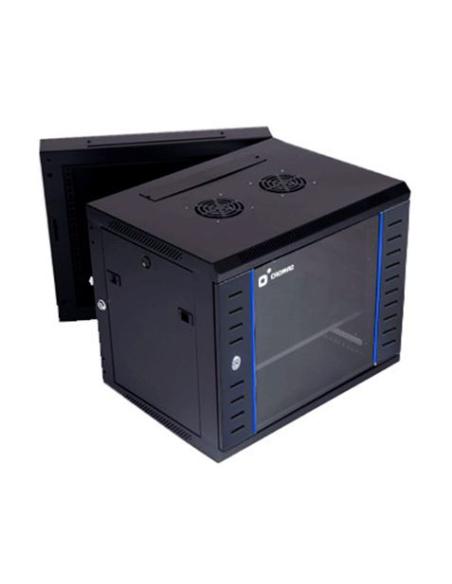 RACK 19" DOBLE CUERPO 12U 600X550 SERIE BLUE CROMAD (CR0970)
