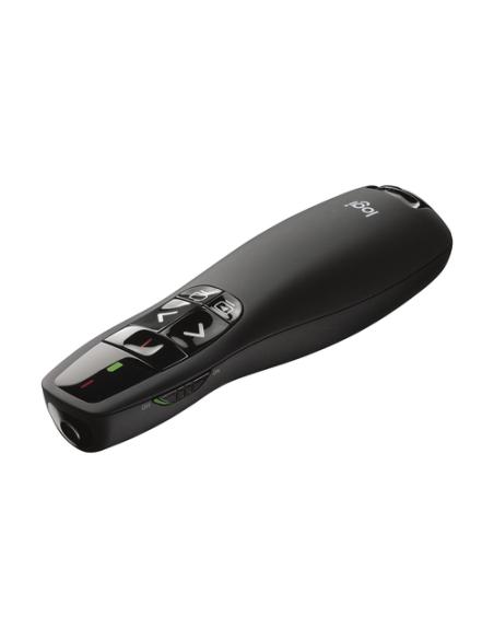 Logitech R400 apuntador inalámbricos RF Negro