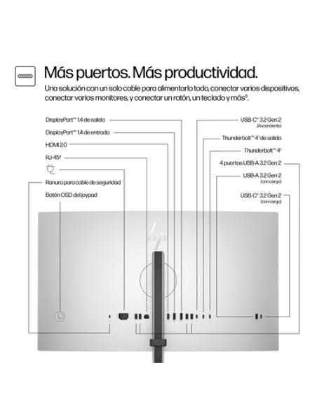 HP Monitor de videoconferencia 4K Pro de la serie 7 de 27 pulgadas: 727pm