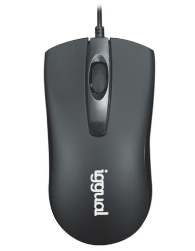 iggual Ratón óptico COM-BUSINESS-1200DPI negro