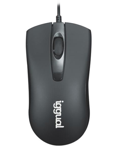 iggual Ratón óptico COM-BUSINESS-1200DPI negro