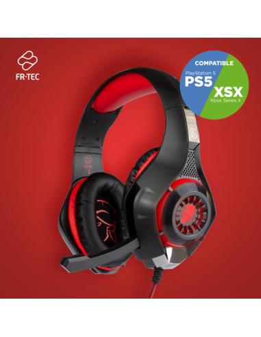 Blade FT2005 auricular y casco Auriculares Alámbrico Diadema Juego Negro, Rojo