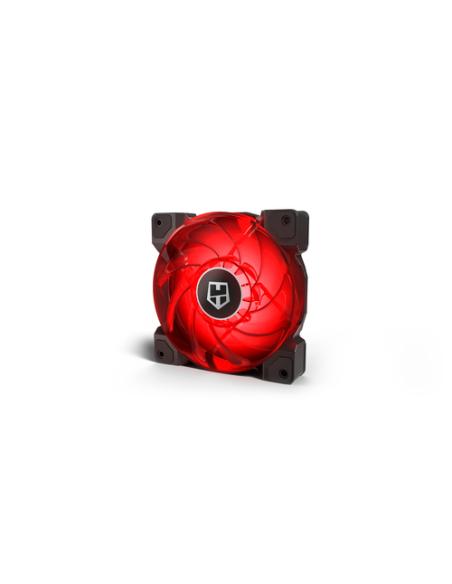 NOX H-SYNC Carcasa del ordenador Ventilador 12 cm Negro, Transparente