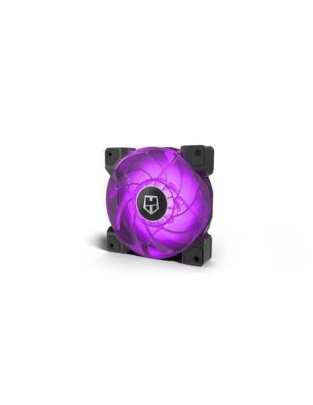 NOX H-SYNC Carcasa del ordenador Ventilador 12 cm Negro, Transparente