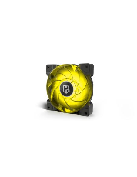 NOX H-SYNC Carcasa del ordenador Ventilador 12 cm Negro, Transparente