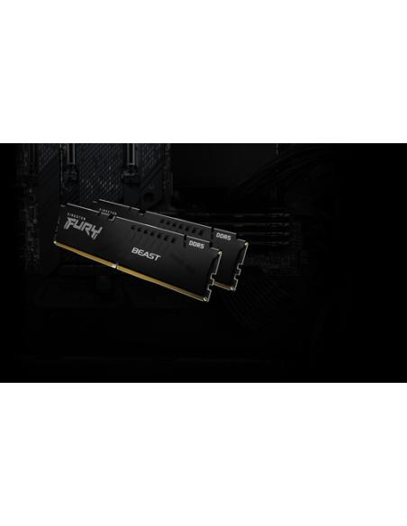 Kingston Technology FURY Beast 16GB 5200MT/s DDR5 CL40 DIMM (Kit de 2) Black