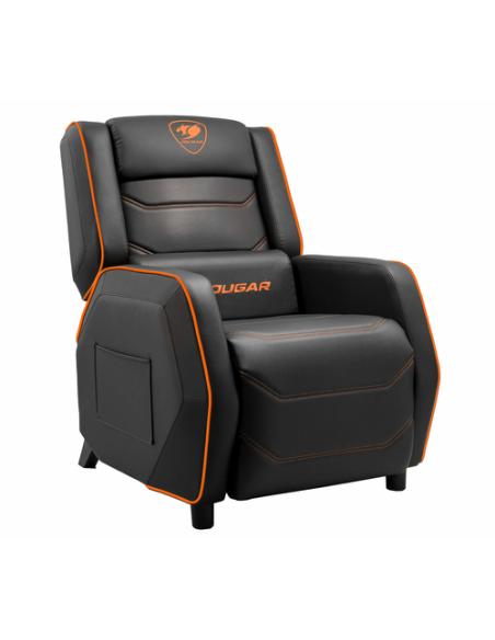 COUGAR CGR-RGS Butaca para jugar Asiento acolchado Negro, Naranja