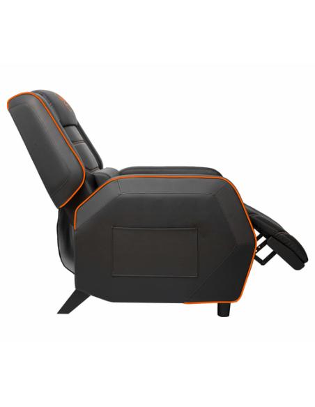 COUGAR CGR-RGS Butaca para jugar Asiento acolchado Negro, Naranja