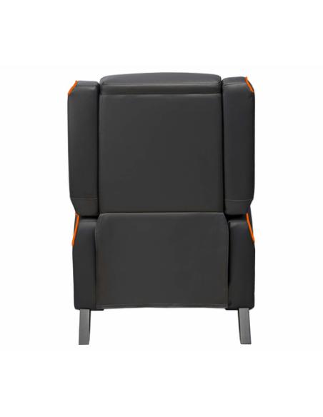 COUGAR CGR-RGS Butaca para jugar Asiento acolchado Negro, Naranja