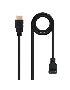 Nanocable CABLE HDMI ACODADO V1.4 (ALTA VELOCIDAD / HEC), A/M-A/M, 1.8 M