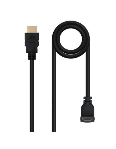 Nanocable CABLE HDMI ACODADO V1.4 (ALTA VELOCIDAD / HEC), A/M-A/M, 1.8 M