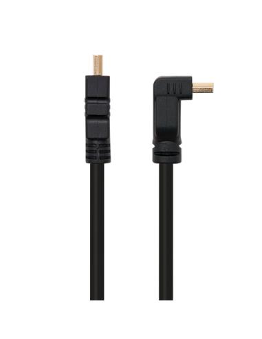Nanocable CABLE HDMI ACODADO V1.4 (ALTA VELOCIDAD / HEC), A/M-A/M, 1.8 M