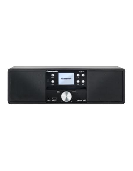 Panasonic SC-DM202EG-K sistema de audio para el hogar Microcadena de música para uso doméstico 24 W Negro