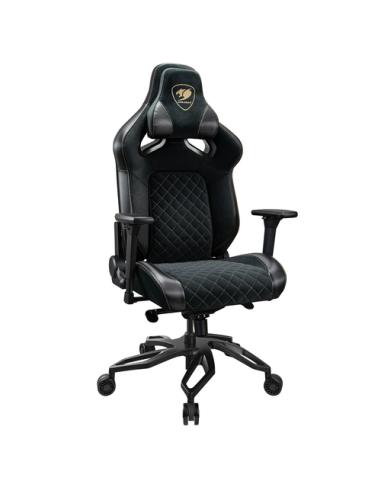 COUGAR CGR-T2F-GLB Silla para videojuegos universal Asiento acolchado tapizado Negro
