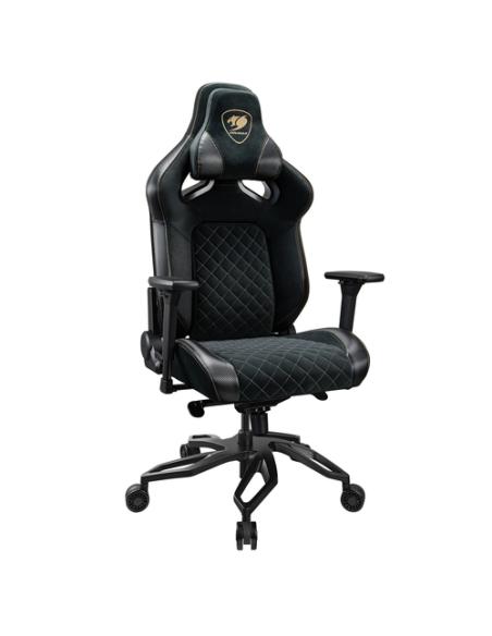 COUGAR CGR-T2F-GLB Silla para videojuegos universal Asiento acolchado tapizado Negro