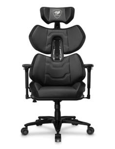 COUGAR Terminator Elite Silla para videojuegos de PC Asiento acolchado Negro, Plata