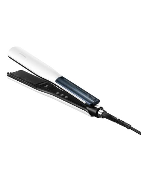 Dreame AuraSteam Plancha de pelo Vapor Blanco, Negro 68 W 1,8 m