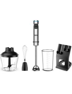 Grunkel BM-1500SET licuadora 0,8 L Batidora de vaso 1500 W Acero inoxidable, Negro