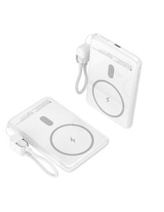 Leotec Power Bank inalámbrico 5000mAh 20W Blanco