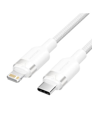Vention LALWF cable de conector Lightning 1 m Blanco