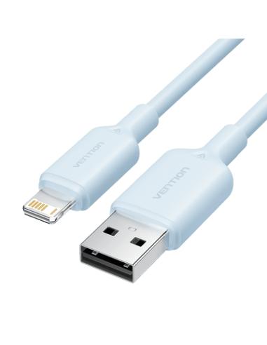 Vention LAMSF cable de conector Lightning 1 m Azul