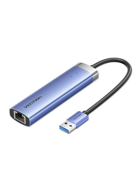 Vention TGFSB hub de interfaz USB 3.2 Gen 1 (3.1 Gen 1) Type-A 5000 Mbit/s Azul