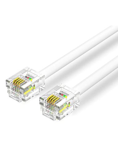 Vention IQBWJ cable telefónico 5 m Blanco