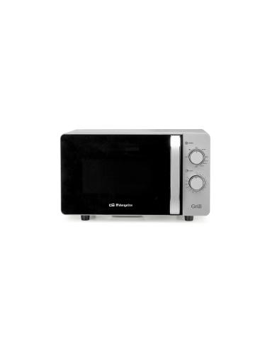 Orbegozo MIG 2072 CE microondas Negro, Plata Microondas con grill Encimera 20 L 700 W