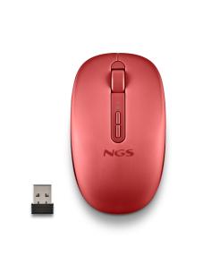 NGS FOG DUAL RED ratón Universal Ambidextro RF Wireless + Bluetooth 1600 DPI
