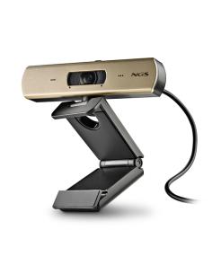 NGS XPRESSCAM 4000 cámara web 12 MP 3840 x 2160 Pixeles USB 2.0 Negro, Oro