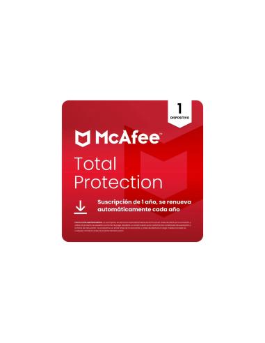 McAfee Total Protection 1 Dispositivo 1 Año Licencia Digital