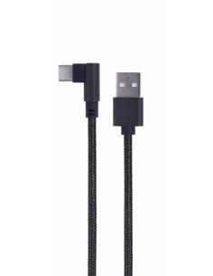 Gembird CC-USB2-AMCML-0.2M cable USB USB 2.0 0,2 m USB A USB C 0,48 Gbit/s Negro