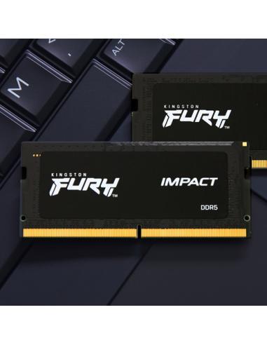 Kingston Technology FURY 16 GB 4800 MT/s DDR5 CL38 SODIMM (Kit de 2) Impact