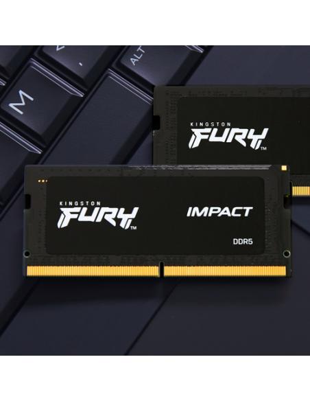 Kingston Technology FURY 16 GB 4800 MT/s DDR5 CL38 SODIMM (Kit de 2) Impact
